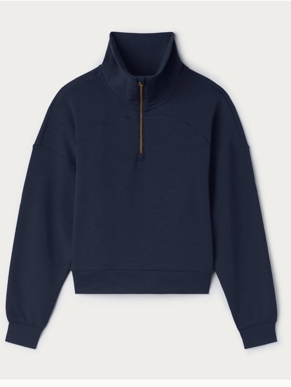 Rhone Dreamglow 1/2 Zip Pullover Sweatshirt in Navy Blue Size Small nwot